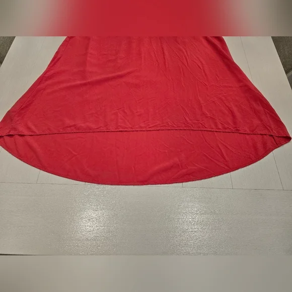 Tommy Bahama Oliana High Low Maxi Dress Paradise Coral Pink Women's Medium - Picture 10 of 15